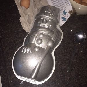 Sweet Snowman Baking Pan
